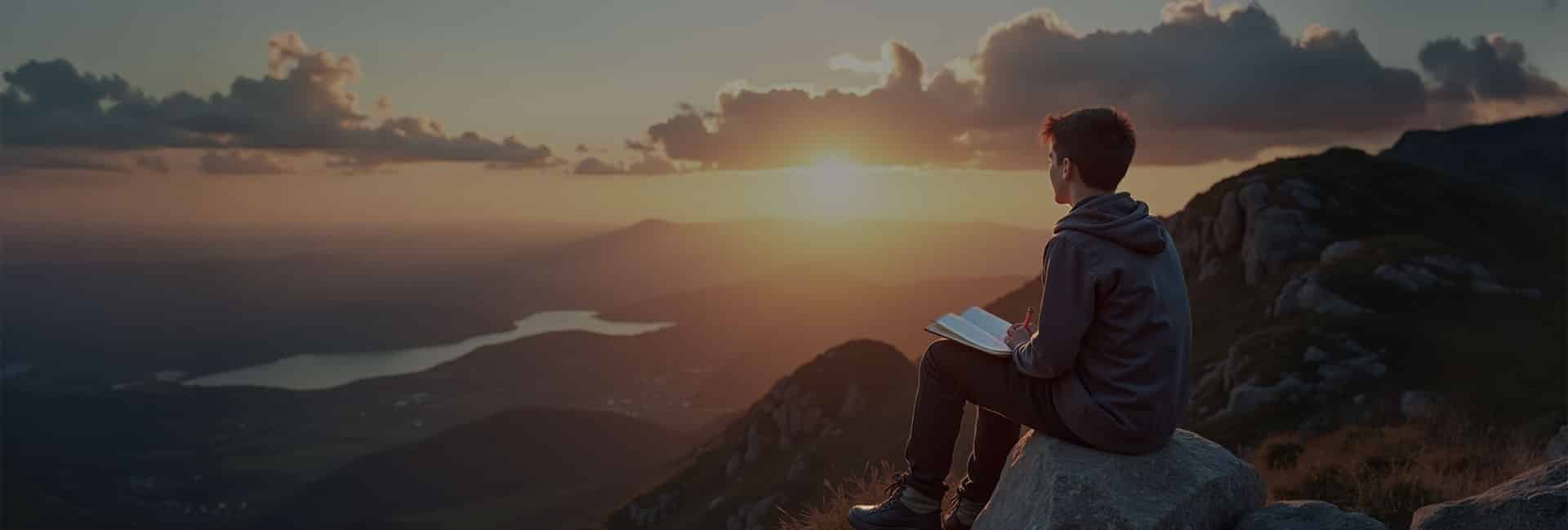 teen-sitting-on-a-rock-over-looking-a-valley